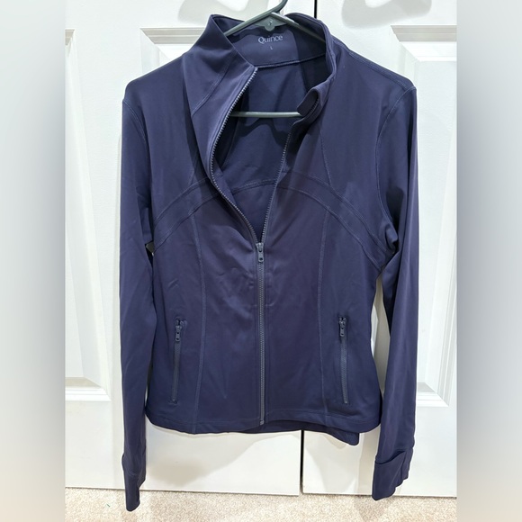 Quince NWOT Ultra Form Slim Fit Jacket in Navy Size L - Picture 2 of 6